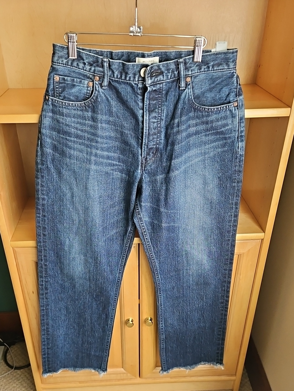 Women's Moussy Vintage Capac Wide Straight Cropped Jean